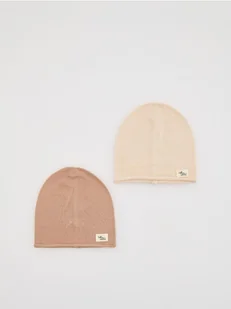 Reserved - Czapka z wiskozą 2 pack - wielobarwny - Buciki dla niemowląt - miniaturka - grafika 1