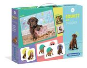 Gry planszowe - Clementoni Edukit 4w1 Puppies 18071 - miniaturka - grafika 1