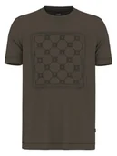 Koszulki męskie - JOOP! T-Shirt 17 JJ-21Bajo 30047429 Brązowy Modern Fit - miniaturka - grafika 1