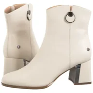 Botki damskie - Botki Beżowe K7203-04/00-8 (MA1446-b) Maciejka - miniaturka - grafika 1