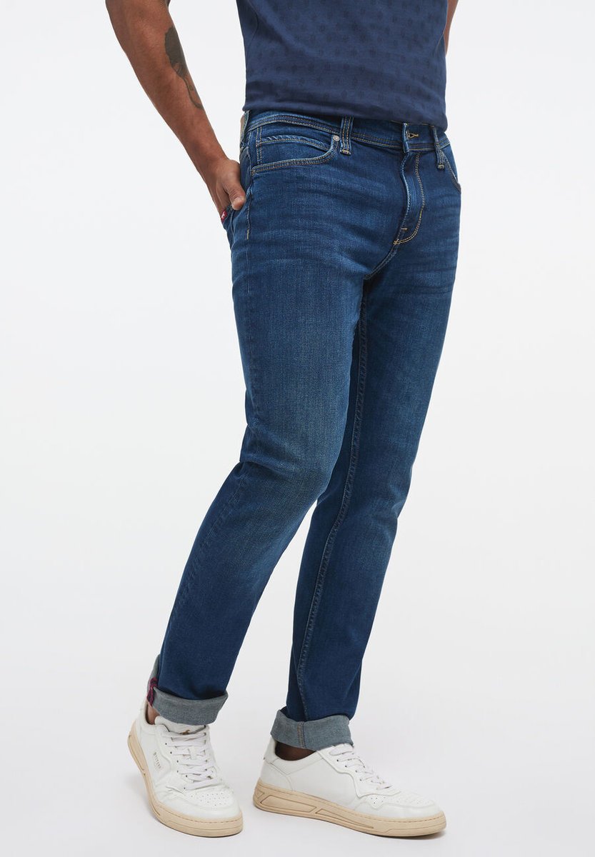 Mustang Boston Męskie Spodnie Jeansowe Jeansy Denim Blue 1013756 5000 883-W32 L34
