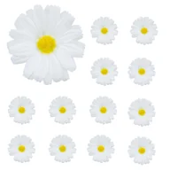 Sztuczne kwiaty - [608282] Główka kwiatowa rumianek 12szt - miniaturka - grafika 1