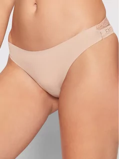 Majtki damskie - Emporio Armani Underwear Figi brazylijskie 162948 1A384 03914 Beżowy - grafika 1