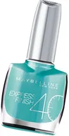 Lakiery do paznokci - Maybelline Maybelline, Express Finish 40 Seconds, Nail Polish, Nr. 862, Turquoise, 10 ml For Women - miniaturka - grafika 1