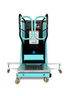 Podnośnik osobowy (udźwig: 140 kg, wymiary platformy: 48x69 cm, maks. wysokość robocza: 482 cm) 00081565 - Wózki magazynowe - miniaturka - grafika 27