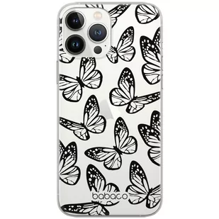 Etui Babaco dedykowane do Iphone 11 PRO, wzór: Motyle 002 Etui częściowo przeźroczyste, oryginalne i oficjalnie licencjonowane - Etui i futerały do telefonów - miniaturka - grafika 1