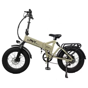 PVY Z20 Plus Folding E-bike, 20*4.0in Fat Tires 500W Motor 50km/h Speed 14.5Ah Battery 50-80km Range 150kg Load - Khaki - Rowery - miniaturka - grafika 2