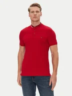 Koszulki męskie - Tommy Hilfiger Polo Mao MW0MW34752 Czerwony Slim Fit - miniaturka - grafika 1