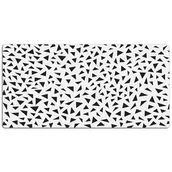 Podkładki na biurko - Ochronna mata na biurko Czarne trójkąty 120x60 cm, Dywanomat - miniaturka - grafika 1