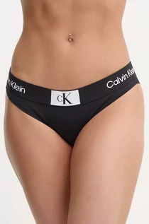 Stroje kąpielowe - Calvin Klein figi kąpielowe kolor czarny KW0KW02353 - grafika 1