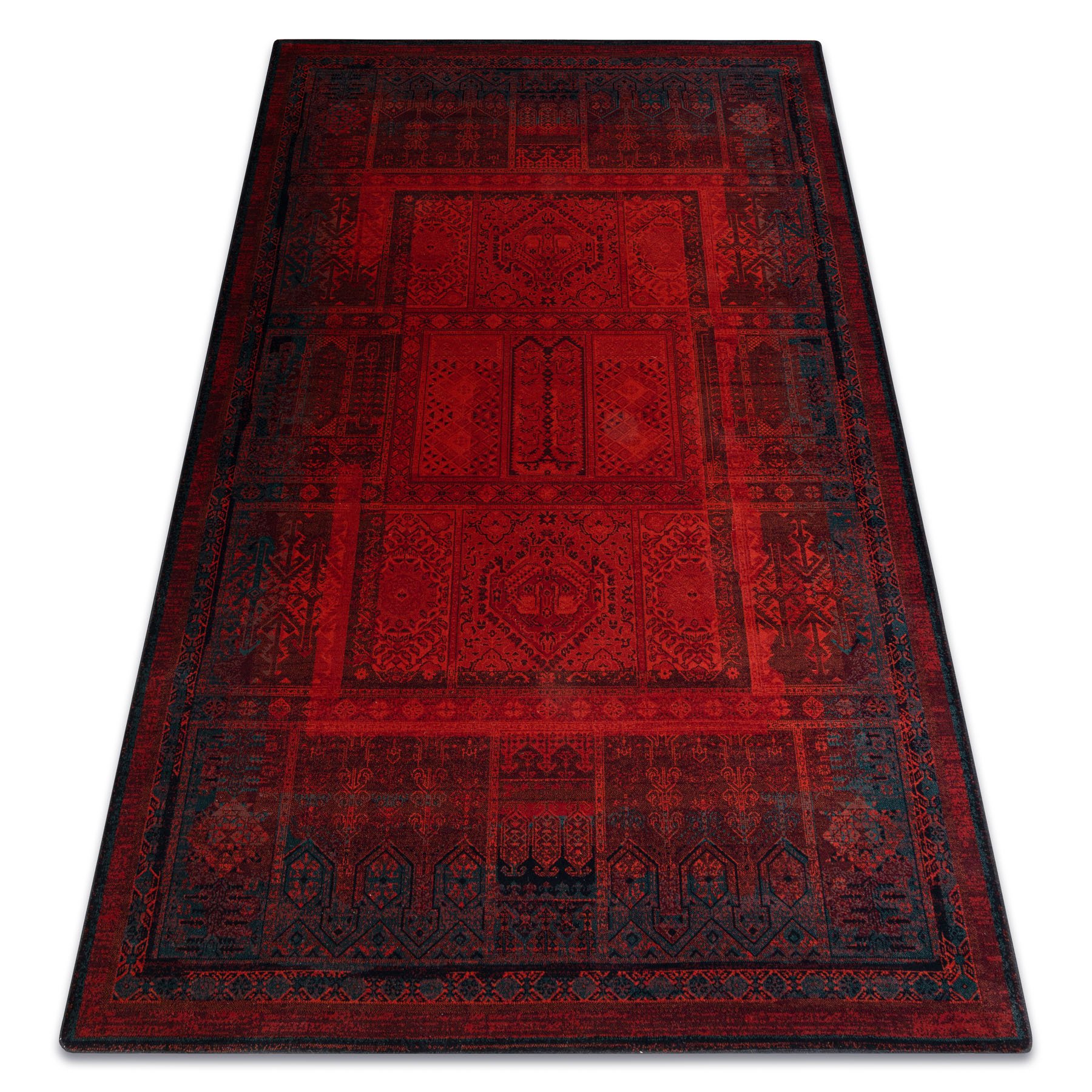 Dywan wełniany SUPERIOR NAKBAR PREMIUM orientalny rubin czerwony 135x200 cm