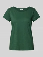 Koszulki i topy damskie - T-shirt o kroju regular fit z czystej bawełny - miniaturka - grafika 1