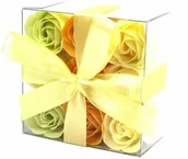 Mydła - Zestaw 9 Mydlanych Kwiatów - Wiosenne Róże - miniaturka - grafika 1