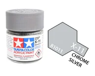 Akcesoria i części modelarskie - Tamiya Acrylic 81011 X-11 Chrome Silver 23Ml [Gloss] - miniaturka - grafika 1