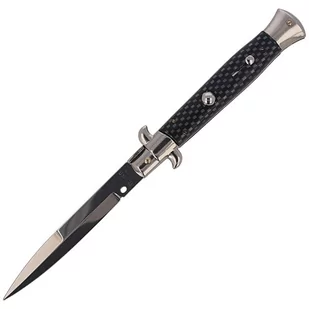 Frank Beltrame - Nóż sprężynowy Stiletto Carbon Fiber - FB 23/37CFB - Noże - miniaturka - grafika 1