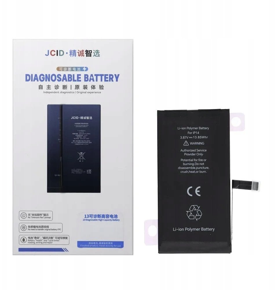 Bateria PhoneParts Bateria z możliwością przypisania do iPhone 14 zwiększona pojemność