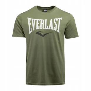 KOSZULKA męska bawełniana T-SHIRT EVERLAST z krótkim rękawem khaki L - Koszulki męskie - miniaturka - grafika 1