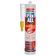 Kleje i inne preparaty budowlane - Klej hybrydowy FIX ALL HIGH TACK CLEAR 290 ml Soudal - miniaturka - grafika 1