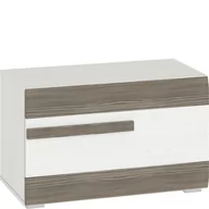 Szafki na buty - Szafka na Buty 21 Blanco ML Meble Sosna Śnieżna, New Grey - miniaturka - grafika 1