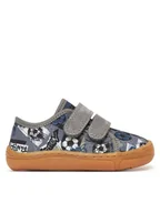 Buty dla chłopców - Froddo Kapcie Barefoot Canvas G1700379-27 M Szary - miniaturka - grafika 1