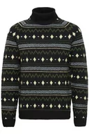 Swetry męskie - Blend sweter męski, 194007/Black, L - miniaturka - grafika 1