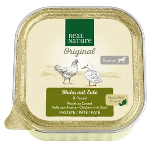 REAL NATURE Adult Kurczak i kaczka 68x100 g - Mokra karma dla psów - miniaturka - grafika 1