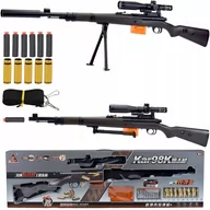 Zabawki militarne - KARABIN NA STRZAŁKI GIGANT 125cm SNAJPER PISTOLET - miniaturka - grafika 1
