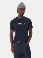 Koszulki męskie - Tommy Jeans T-Shirt DM0DM21978 Granatowy Regular Fit - miniaturka - grafika 1