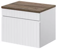 Szafki łazienkowe - Biała Szafka pod Umywalkę 60 cm z BLATEM Vintage - miniaturka - grafika 1