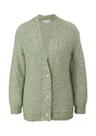 Swetry damskie - s.Oliver Sales GmbH & Co. KG/s.Oliver Damski kardigan z dzianiny, zielony, 44 - miniaturka - grafika 1