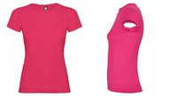 Koszulki dla dziewczynek - T-shirt Koszulka Dziewczęca MIĘKKA BAWEŁNA Roly JAMAICA 6627 RÓŻ Rosett 104 - miniaturka - grafika 1