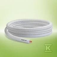 Akcesoria do wentylacji i klimatyzacji - Armacell Tubolit SPLIT 1/4" Bs1 d0 Rura miedziana 0,8 mm preizolowana do systemów klimatyzacyjnych w kręgu o długości 25m pakowane karton (2x25m) - miniaturka - grafika 1