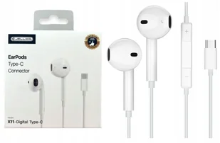 Z MIKROFONEM USB-C Typ C DOUSZNE - Słuchawki - miniaturka - grafika 1