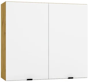 Dwudrzwiowa szafka kuchenna górna 80 cm biały + dąb artisan G7-M92 - Szafki kuchenne Dwudrzwiowa szafka kuchenna górna 80 cm biały + dąb artisan G7-M92 - Szafki kuchenne - miniaturka - grafika 1