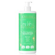 Szampony do włosów - Eveline Cosmetics Cosmetics My Life My Hair Enzymatyczny szampon oczyszczający 500ml 64094-uniw - miniaturka - grafika 1