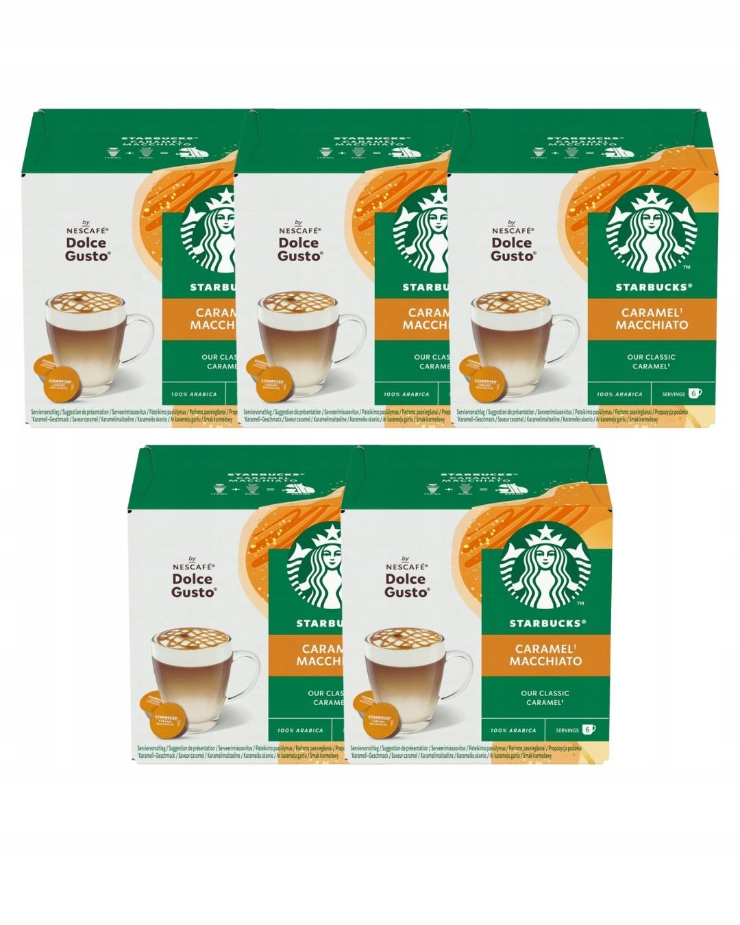 Kawa Dolce Gusto Starbucks Latte Caramel 5