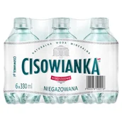 Woda - Cisowianka Naturalna woda mineralna niegazowana niskosodowa 6 x 330 ml - miniaturka - grafika 1