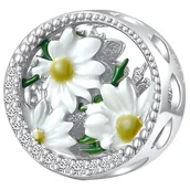 Charmsy - Charms do Pandora - CHARMS CHRYZANTEMA WRZESIEŃ - miniaturka - grafika 1