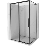 Kabiny prysznicowe - Mexen Rox L kabina prysznicowa rozsuwana lewa 105 x 85 cm, czarna ramka , czarna - 8C2L-105-085-70-70-L - miniaturka - grafika 1