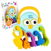 Gryzaki dla dzieci - Dumel Tuli Fun Ośmiornica Z Gryzakami Zabawka Dla Ząbkujących Dzieci 3m+ - miniaturka - grafika 1