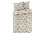 Pościel - LIVARNO home Pościel z mikrowłókna satynowego, 220 x 200 cm (Zajączki) - miniaturka - grafika 1