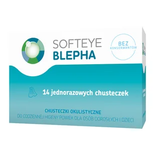 Softeye blepha chust.okulistyczne x 14 szt - Suplementy diety - miniaturka - grafika 1