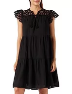 Sukienki - Q/S by s.Oliver sukienka damska krótka, Grey/Black, 42 - miniaturka - grafika 1