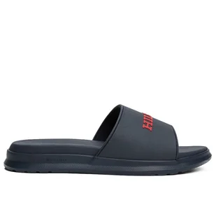 Klapki Tommy Hilfiger Dual Density Hilfiger Pool FM0FM05430-DW5 - granatowe - Klapki i japonki męskie - miniaturka - grafika 1