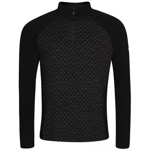 Męska koszulka Zulu Merino 240 Zip Long Rozmiar: M / Kolor: czarny - Koszulki sportowe męskie - miniaturka - grafika 1