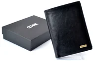Portfele - OCHNIK SL-145-99 czarny skórzany portfel męski SL-145 99 - miniaturka - grafika 1