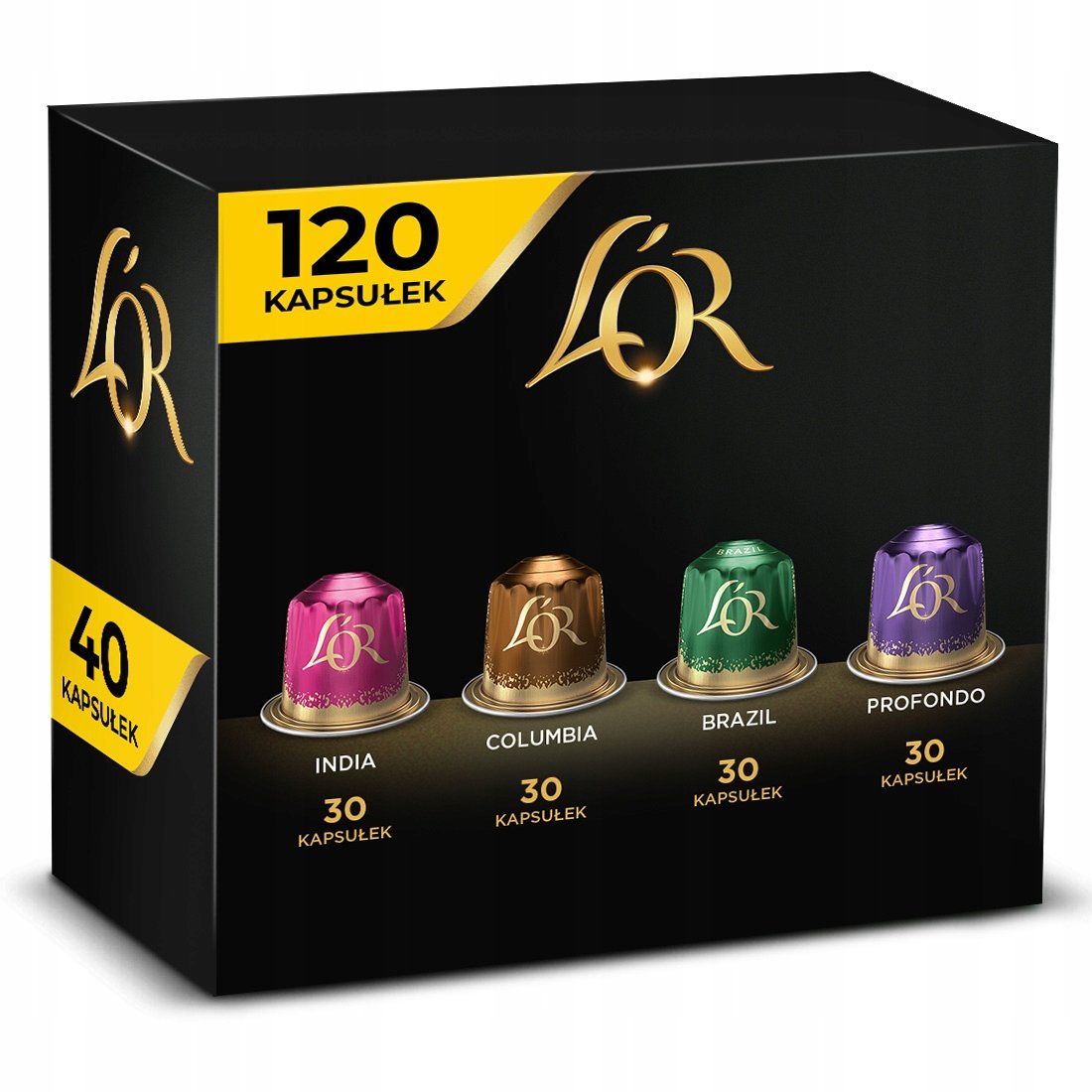 Kapsułki do Nespresso(r)* L'or mix 120 kaw [12x 10 szt.]