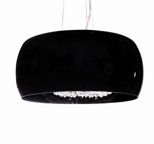Lumina Deco Nowoczesna Lampa Wisząca Czarna Disposa D50 - Lampy sufitowe - miniaturka - grafika 1