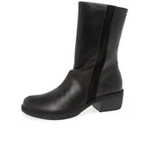 Botki damskie - Fly London Damskie botki MECY092FLY, DK.Brown/Expresso, 4 UK - miniaturka - grafika 1