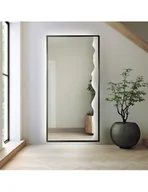 Lustra - Lustro dekoracyjne w czarnej ramie MDF z podświetleniem - WIENA W RAMIE LED, Dostępne wymiary: 60x120 - miniaturka - grafika 1